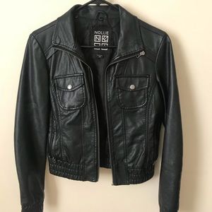 nollie faux leather jacket